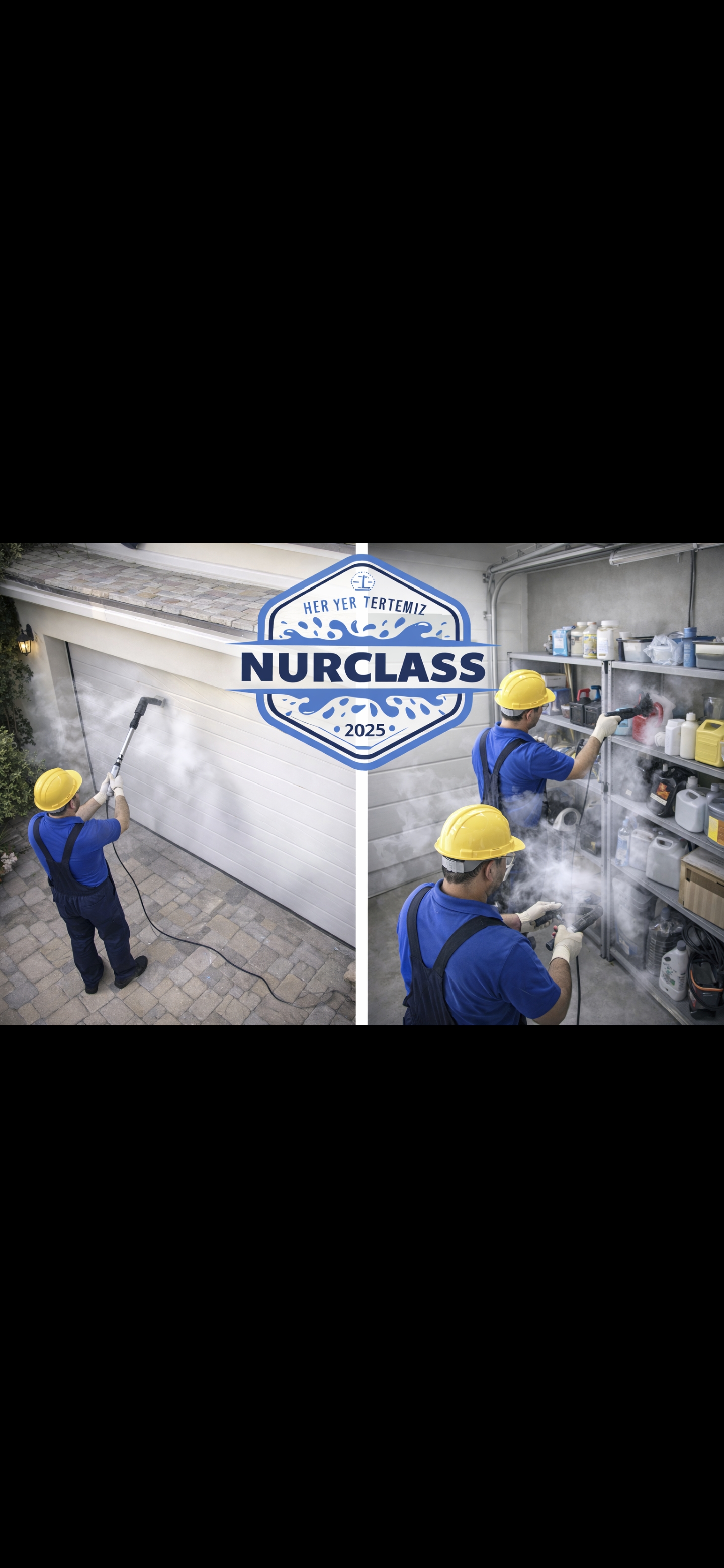 Buharlı Garaj Kapısı Ve Garaj İçi Yıkama, Temizliği 